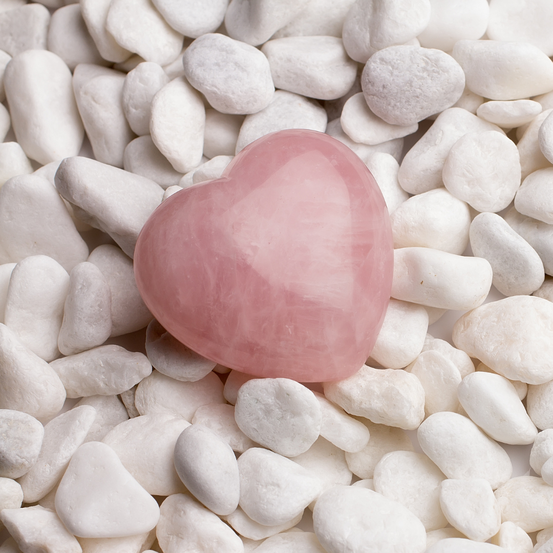 Rose Quartz Heart