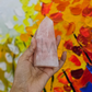 Soulwise Rose Quartz Obelisk Tower – Natural Pink Gemstone Wand for Chakra Balancing, Meditation & Home Decor