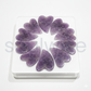 Amethyst Gua Sha Facial Tool – 100% Natural Stone Face Massager for Lymphatic Drainage, Anti-Aging, and Skin Tightening