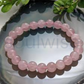 Natural Rose Quartz 8mm Beaded Bracelet for Love, Relationship and Harmony for Men & Women