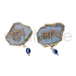 Shubh Labh Door Hanging – Natural Mix Agate Crystal (Random Color)(1 Pair).