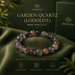 Garden Quartz (Lodolite) Bracelet – Natural Healing Crystal Bracelet for Manifestation, Spiritual Growth, Clarity & Positive Energy