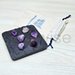 Amethyst Crystal Set of 6 – Includes Rough Points, Clusters & Natural Tumbled Stones