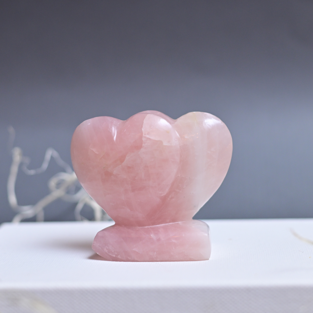 Rose Quartz Love Decor Soulmate Heart