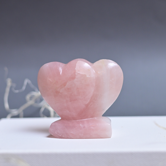 Rose Quartz Love Decor Soulmate Heart