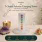 Seven Chakra Selenite Tower – Crystal Charging Wand for Chakra Balancing, Energy Cleansing, Reiki Healing & Charging Crystal Jewelry