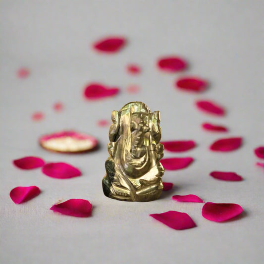 Pyrite Ganesha 1"
