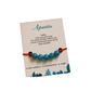 Apatite 5 Beads Rakhi – Natural Crystal Rakhi for Motivation, Clarity, Communication & Positive Energy