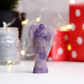 Soulwise Amethyst Angel 3", Healing Crystal for Peace, Harmony in Relation, Focus, Protection from negetive Energy, Table Decor, Christmas Gift.