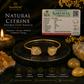 Double Cuff Raw Citrine Bangle – Natural Healing Crystal Bracelet for Abundance, Confidence, Success & Positive Energy