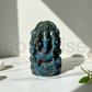 5 Mukhi Ganesh Labradorite Idol – Natural Healing Stone Statue for Protection, Intuition & Prosperity.