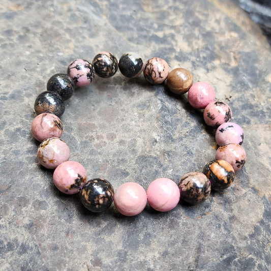 Rhodonite Bracelet 10 mm