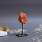 Orange Calcite on Stand 3"