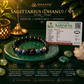 Sagittarius (Dhanu Rashi) Zodiac Bracelet – Natural Black Obsidian & Lapis Lazuli Crystal Bracelet for Wisdom, Protection & Confidence