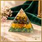Money Magnet Orgone Pyramid – Symbolic Wealth & Prosperity Showpiece for Home, Office Desk & Spiritual Gifting