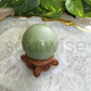 Soulwise Green Aventurine Healing Crystal Sphere Decor, Attract Good Luck, Opportunities, and Financial Success .