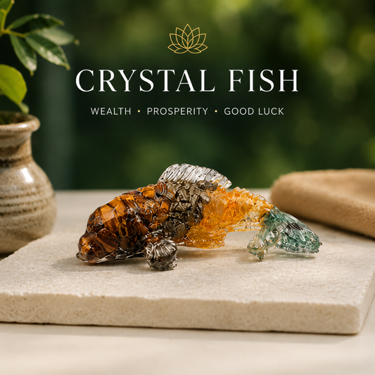Dhanyog Fish – Symbolic Wealth & Prosperity Fish Showpiece for Home, Office Décor & Auspicious Gifting