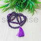 Soulwise Natural Amethyst Jaap Mala 108+1 Beads | Spiritual Prayer Beads for Meditation, Mantra Chanting, Healing & Chakra Balancing