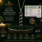 Black Tourmaline Spiral Pendant – Natural Reiki Healing Crystal Necklace for Protection, Energy Shielding & Negative Energy Cleansing
