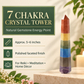 Seven Chakra Crystal Wand / Tower – Natural 7 Chakra Healing Gemstone Point for Energy Balancing, Positive Energy, Reiki, Meditation, Spiritual Alignment & Home Décor