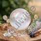 Selenite Crystal Sphere (60–65mm) – Natural Healing Crystal Ball for Meditation, Energy Cleansing, Reiki, Chakra Balancing & Home Décor