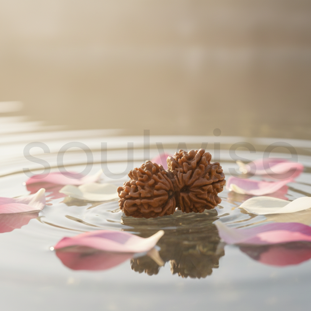 Antique Collector Size, 14 Mukhi Gauri‑Shankar Rudraksha (Nepali Origin, Premium Bead).