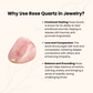 Rakhi Gift Combo – Raw Pyrite Crystal Pendant+ Rose Quartz Gua Sha Tool | Healing Energy & Skincare Ritual Love, Glow & Wellness Set for Your Sister
