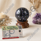 Indigo Gabbro Crystal Sphere – Natural Healing Crystal Ball for Intuition, Spiritual Growth, Grounding & Energy Balance | Polished Gemstone Sphere for Meditation, Reiki & Home Décor