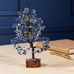 Lapis Lazuli Crystal Tree 8 Inch – Blue Gemstone Tree for Home Décor, Office Desk, Meditation & Spiritual Gifting