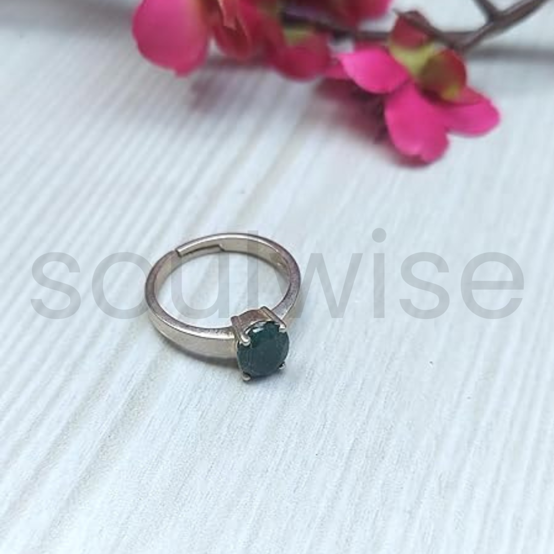 Soulwise Green Aventurine ring adjustable, certified, attract wealth, abundance, growth and success in various areas of life.