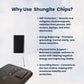 Shungite Chips for EMF Protection - Mobile Sticker