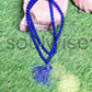 Soulwise Blue Agate 8mm Jaap Mala with 108+1 Beads – Natural Healing Crystal for Meditation, Chanting, Spiritual Balance & Energy Alignment