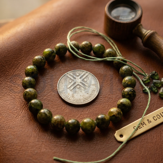 A+ Quality Natural Peridot Gemstone Bracelet – positivity, prosperity, and emotional balance,Premium Green Crystal Beads