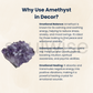 Soulwise Healing Amethyst cluster, Amethyst Geode, self-standing, Healing, protective crystal cluster decor, 1400g (Medium)
