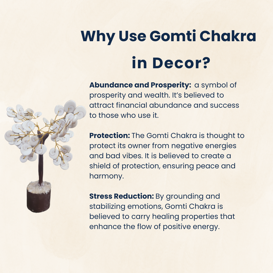 Gomti Chakra Tree 6"