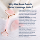 Rose Quartz Gua Sha and Face Roller