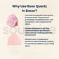 Rose Quartz Pyramid – Small Natural Crystal Pyramid for Love, Healing & Energy Balancing