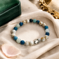 Gemini Zodiac Crystal Bracelet with Hamsa Hand Charm – Certified Natural Multi-Stone 9mm Beads