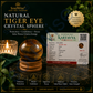 Tiger Eye Crystal Sphere (60–65mm) – Natural Tiger’s Eye Healing Crystal Ball for Meditation, Reiki, Chakra Balancing & Home Décor