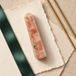 Natural Sunstone Crystal Pencil – Healing Gemstone Point for Positivity, Confidence, Happiness, Motivation, Creativity, Reiki, Meditation, Chakra Balancing & Spiritual Home Décor