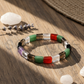 Seven ChakraMini Pyramid Bracelet – Natural Healing Crystal Beads for Energy Balance, Meditation, Reiki, and Spiritual Wellness