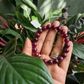 Natural Ruby Diamond Cut A+ Quality 10mm Bracelet for passion, strength, and vitality.