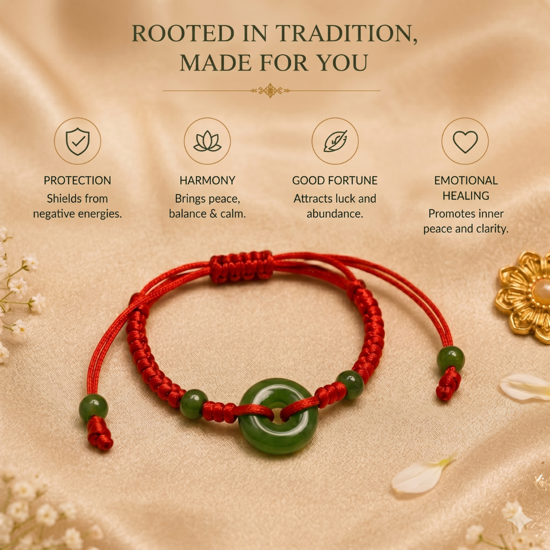 Green Aventurine Safety Buckle Bracelet – Natural Crystal Bracelet for Prosperity, Good Luck, Growth & Positive Energy