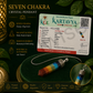 Seven Chakra Crystal Pendant – Healing Energy Necklace for Meditation, Yoga, and Chakra Balancing.