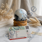 Moonstone Crystal Sphere (50–55mm) with Wooden Stand – Natural Healing Stone for Meditation, Emotional Balance & Spiritual Energy