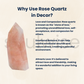 Soulwise Rose Quartz Obelisk Tower – Natural Pink Gemstone Wand for Chakra Balancing, Meditation & Home Decor