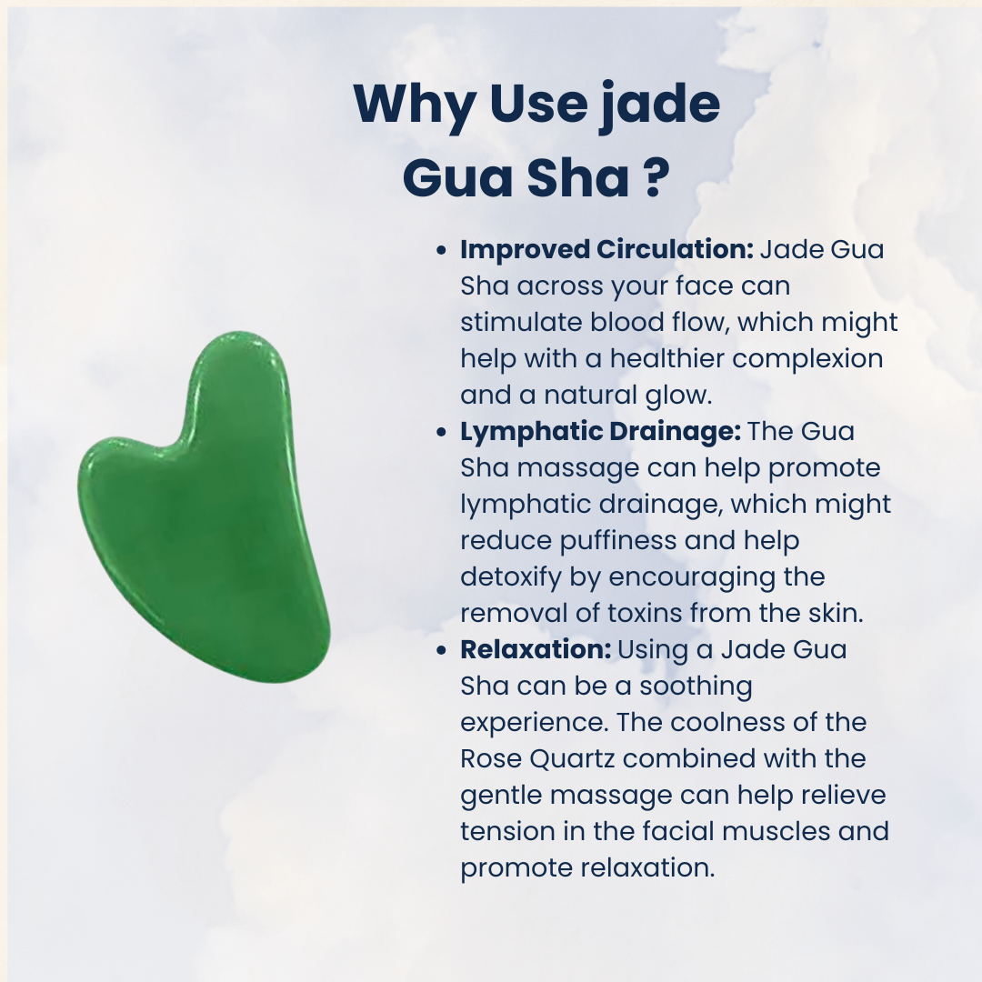 Jade Gua Sha Face Massage Tool