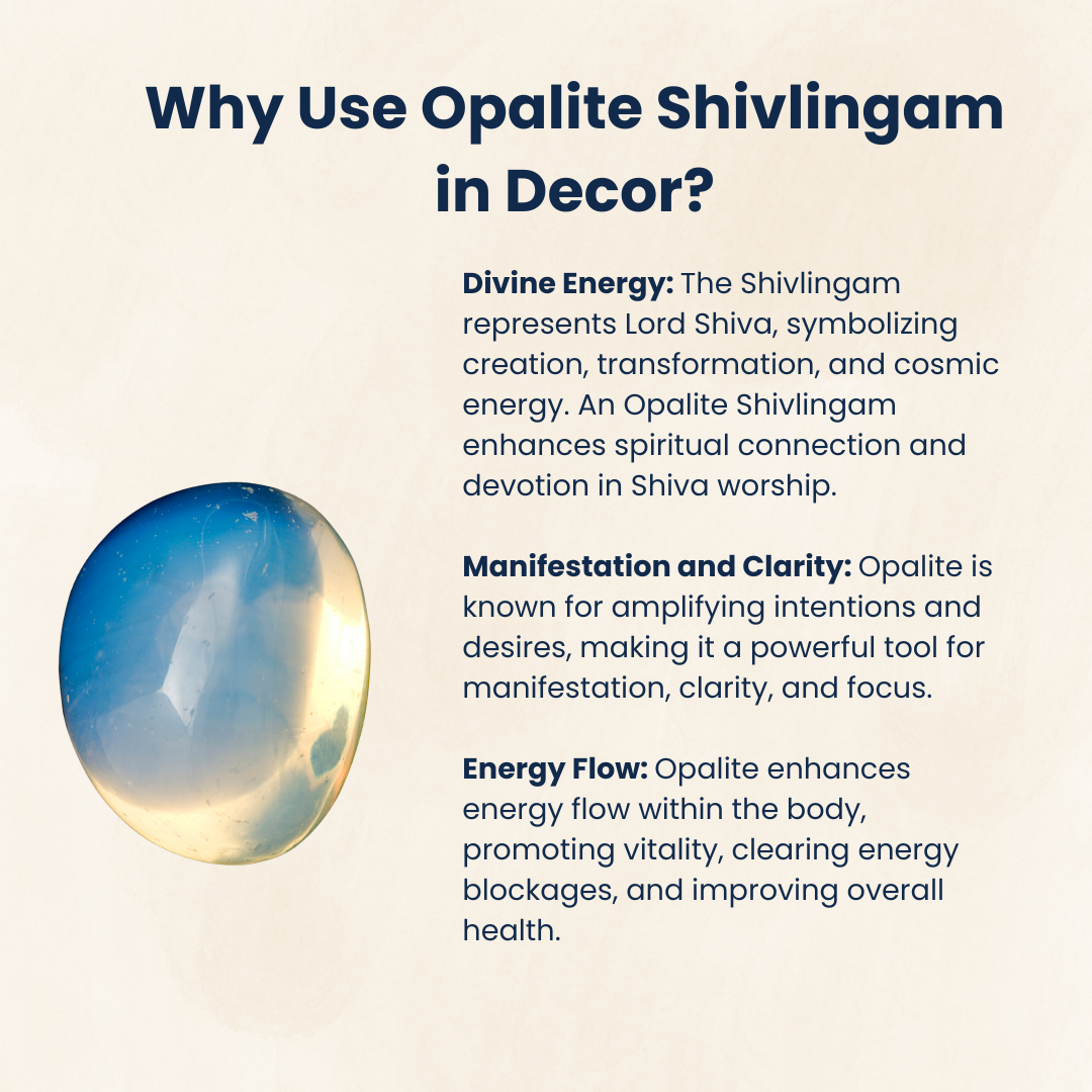 Opalite Shivlingam