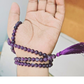 Soulwise Natural Amethyst Jaap Mala 108+1 Beads | Spiritual Prayer Beads for Meditation, Mantra Chanting, Healing & Chakra Balancing