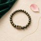 Pyrite Bracelet with Vajra Charm – Metallic Shine Crystal Jewellery for Men, Women & Meaningful Gifting